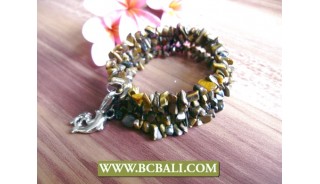 Natural Beads Stone Roll Circle Bracelets